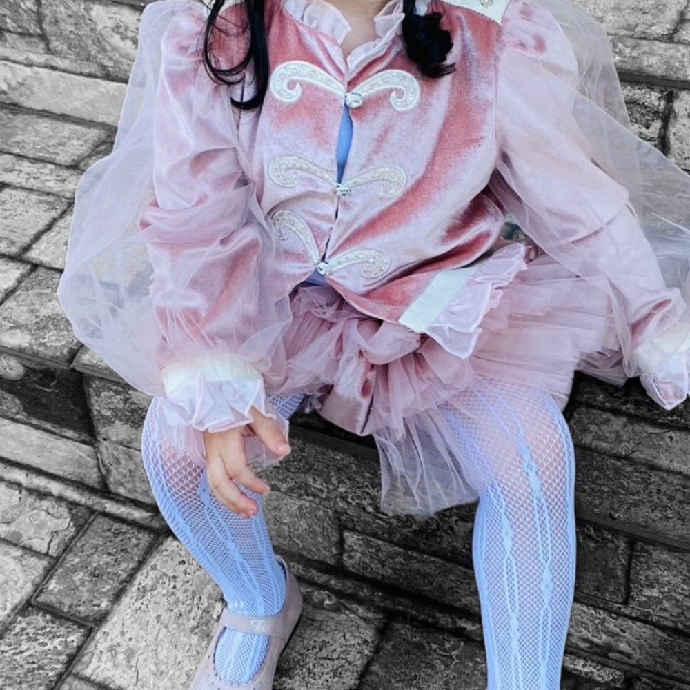 Pink Ruffled Kids Matching Set - Picture 6 of 7